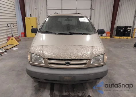 2000 Toyota Sienna Le z USA, uszkodzony, nr VIN 4T3ZF13CXYU262410